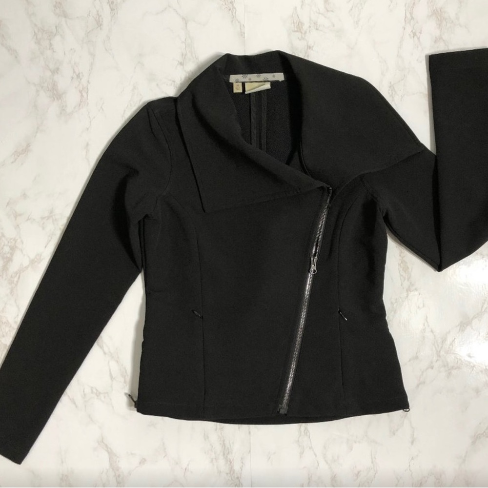 Athleta Asymmetrical Zip Moto Jacket, XS